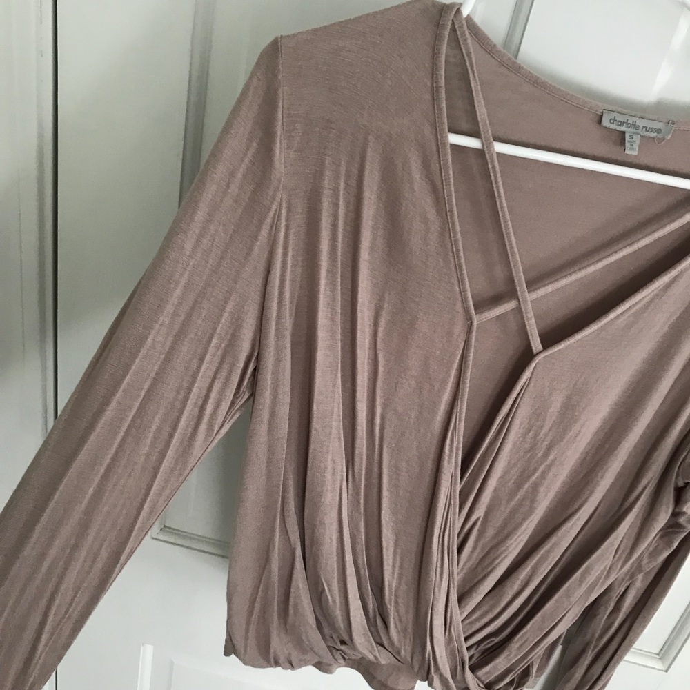 Charlotte Russe wrap top